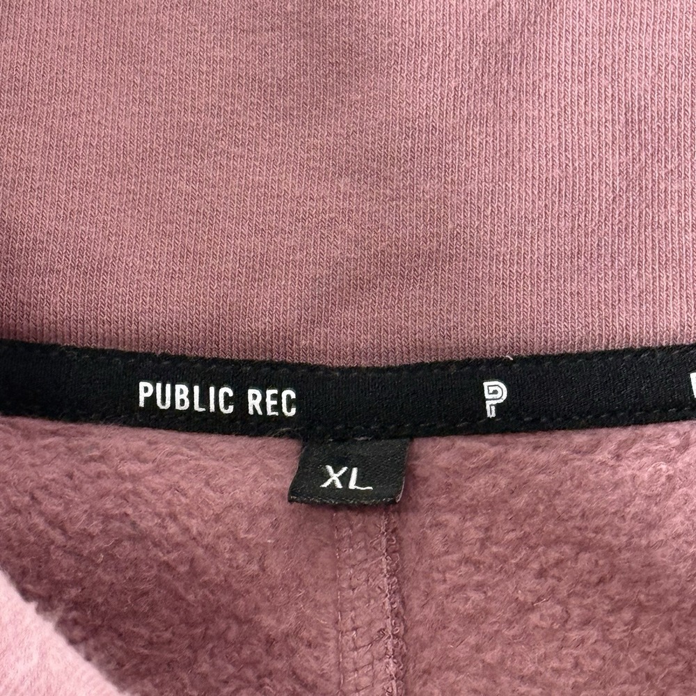 Public Rec Sweater Womens‎ XL Pink Turtle Neck Pullover Sweatshirt Casual Baggy - Picture 3 of 11